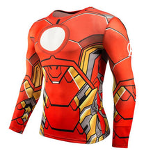 Black Panther T Shirt Men Fitness Compression Shirt Men Superman Captain America Long Sleeve 3D Marvel T shirt MMA Anime T-shirt