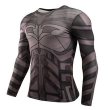 Black Panther T Shirt Men Fitness Compression Shirt Men Superman Captain America Long Sleeve 3D Marvel T shirt MMA Anime T-shirt
