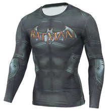 Black Panther T Shirt Men Fitness Compression Shirt Men Superman Captain America Long Sleeve 3D Marvel T shirt MMA Anime T-shirt