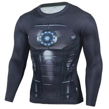 Black Panther T Shirt Men Fitness Compression Shirt Men Superman Captain America Long Sleeve 3D Marvel T shirt MMA Anime T-shirt