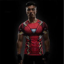 Black Panther T Shirt Captain America Civil War Tee 3D Printed T-shirts Men Marvel Avengers iron man Fitness Male Crossfit Tops
