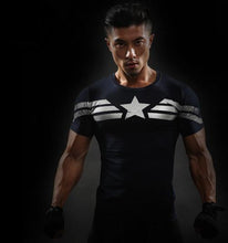Black Panther T Shirt Captain America Civil War Tee 3D Printed T-shirts Men Marvel Avengers iron man Fitness Male Crossfit Tops