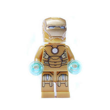 Single Sale Marvel Iron Man Figure Building Blocks Super Hero Avengers Set Models Bricks Toys D0160-0168