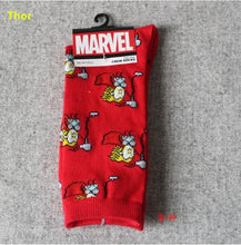 9 Styles Marvel Comics Knee-High Sock Iron Man Captain America The Hulk Batman Superman Spiderman Cartoon Pattern Sports Sock
