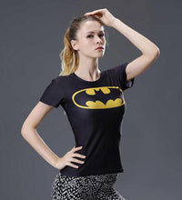 Summer Women Compression T Shirt Marvel