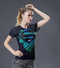 Summer Women Compression T Shirt Marvel
