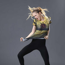 Summer Women Compression T Shirt Marvel