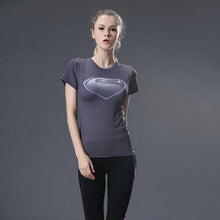 Summer Women Compression T Shirt Marvel