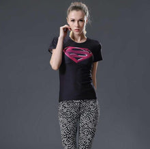 Summer Women Compression T Shirt Marvel