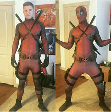 3D Digital Print Lycra Superhero Cosplay Marvel Deadpool Custome Full Body Deadpool Halloween Cosplay Costume For Adult and Kids