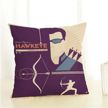 Fashion Cartoon Style Home Decorative Cushion Cover Marvel Heroes Printed Throw Pillows Car Home Decor Cushion cover Decor