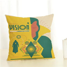 Fashion Cartoon Style Home Decorative Cushion Cover Marvel Heroes Printed Throw Pillows Car Home Decor Cushion cover Decor