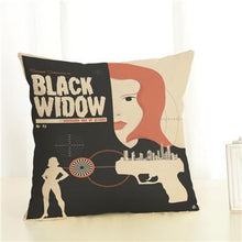 Fashion Cartoon Style Home Decorative Cushion Cover Marvel Heroes Printed Throw Pillows Car Home Decor Cushion cover Decor