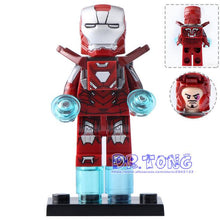 DR.TONG Marvel Super Heroes Falcon Spider-Man Iron Man She-Hulk Black Panther Captain America 3 Civil War Building Blocks Toys