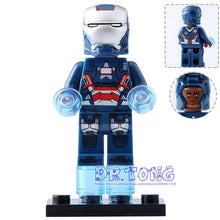 DR.TONG Marvel Super Heroes Falcon Spider-Man Iron Man She-Hulk Black Panther Captain America 3 Civil War Building Blocks Toys