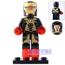 DR.TONG Marvel Super Heroes Falcon Spider-Man Iron Man She-Hulk Black Panther Captain America 3 Civil War Building Blocks Toys
