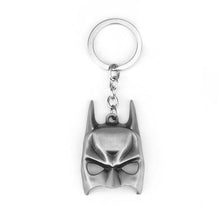 Marvel Avengers Thor's Hammer Mjolnir Keychain Captain America Shield Hulk Batman Mask KeyChain Keyrings Drop Shipping Wholesale