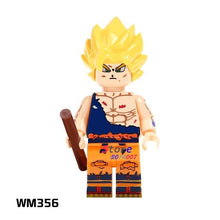 Single star wars super heroes Dragon Ball Z Goku Son Vegeta Master Roshi Figures building blocks model toys for children kits