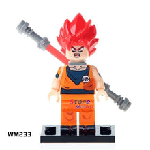 Single star wars super heroes Dragon Ball Z Goku Son Vegeta Master Roshi Figures building blocks model toys for children kits