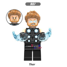 Single marvel Super Heroes Avengers Infinity War Thanos Iron Man Captain America Outrider Glaivabuilding blocks toy for children