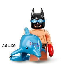 Single Super Hero BATMAN MOVIE Series Figure Jor-El Batgirl Zan Jayna General Zod Black Canary building blocks toy for children