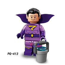 Single Super Hero BATMAN MOVIE Series Figure Jor-El Batgirl Zan Jayna General Zod Black Canary building blocks toy for children