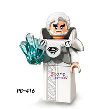 Single Super Hero BATMAN MOVIE Series Figure Jor-El Batgirl Zan Jayna General Zod Black Canary building blocks toy for children