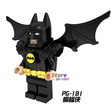 Single Super Hero BATMAN MOVIE Series Figure Jor-El Batgirl Zan Jayna General Zod Black Canary building blocks toy for children