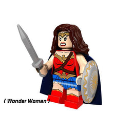 For legoing Marvel Super Heroes Avengers Wonder Woman Guardians of the Galaxy Batman X man flash DC Building Blocks Toys Figures