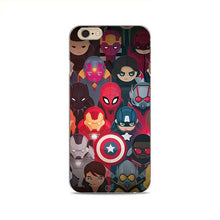 Phone Case Marvel The Avengers Batman DC Comics Superhero Soft Case For iPhone Apple iPhone X 7 8Plus 6 6S 6Plus 5S SE Cases