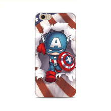 Phone Case Marvel The Avengers Batman DC Comics Superhero Soft Case For iPhone Apple iPhone X 7 8Plus 6 6S 6Plus 5S SE Cases