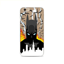 Phone Case Marvel The Avengers Batman DC Comics Superhero Soft Case For iPhone Apple iPhone X 7 8Plus 6 6S 6Plus 5S SE Cases