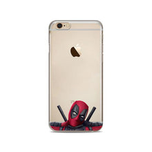 Super Cool Marvel Deadpool Super Hero Soft silicone Phone Case Cover For iphone 8 8Plus 7 7Plus 6 6S 6Plus 5 5S SE