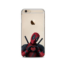 Super Cool Marvel Deadpool Super Hero Soft silicone Phone Case Cover For iphone 8 8Plus 7 7Plus 6 6S 6Plus 5 5S SE