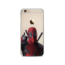 Super Cool Marvel Deadpool Super Hero Soft silicone Phone Case Cover For iphone 8 8Plus 7 7Plus 6 6S 6Plus 5 5S SE