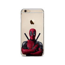 Super Cool Marvel Deadpool Super Hero Soft silicone Phone Case Cover For iphone 8 8Plus 7 7Plus 6 6S 6Plus 5 5S SE