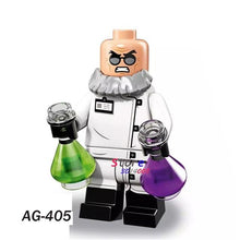 Single Super Hero BATMAN MOVIE Series Figure Hugo Strange Robin Clock King Alfred Joker building blocks toy for children
