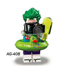 Single Super Hero BATMAN MOVIE Series Figure Hugo Strange Robin Clock King Alfred Joker building blocks toy for children