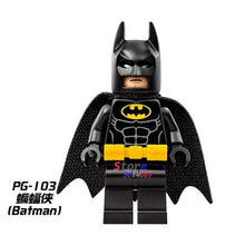 Single Super Hero BATMAN MOVIE Series Figure Hugo Strange Robin Clock King Alfred Joker building blocks toy for children