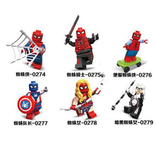 [Bainily]1pcs Super Heroes DIY Blocks Avengers Justice League Gingerbread Model Building Blocks Compatible With Legoingly Batman