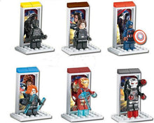 [Bainily]1pcs Super Heroes DIY Blocks Avengers Justice League Gingerbread Model Building Blocks Compatible With Legoingly Batman