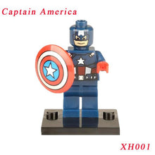 Super Heroes Marvel Figures Captain American The Hulk Spiderman Iron Man LEGOINGLYS Building Blocks Mini Bricks Children Toys