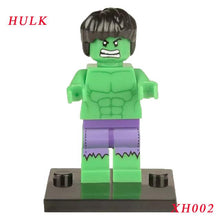 Super Heroes Marvel Figures Captain American The Hulk Spiderman Iron Man LEGOINGLYS Building Blocks Mini Bricks Children Toys