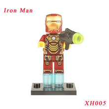 Super Heroes Marvel Figures Captain American The Hulk Spiderman Iron Man LEGOINGLYS Building Blocks Mini Bricks Children Toys