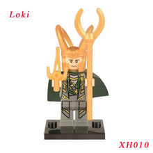 Super Heroes Marvel Figures Captain American The Hulk Spiderman Iron Man LEGOINGLYS Building Blocks Mini Bricks Children Toys