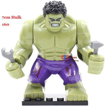 Single Sale Large big sieze Super Heroes Avengers Thanos Hulk Venom Ironman Building Blocks Toys for children brinquedos menino