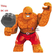 Single Sale Large big sieze Super Heroes Avengers Thanos Hulk Venom Ironman Building Blocks Toys for children brinquedos menino