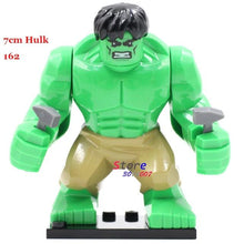 Single Sale Large Big Size Super Heroes Thanos Bane Hulk Venom Ironman  Ninja Dogshank Building Blocks Toys for children