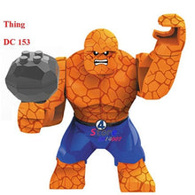 Single Sale Large Big Size Super Heroes Thanos Bane Hulk Venom Ironman  Ninja Dogshank Building Blocks Toys for children