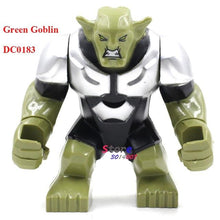 Single Sale Large Big Size Super Heroes Thanos Bane Hulk Venom Ironman  Ninja Dogshank Building Blocks Toys for children